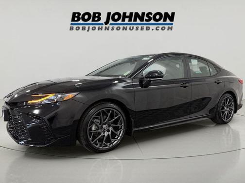 Midnight Black Metallic 2025 Toyota Camry XSE