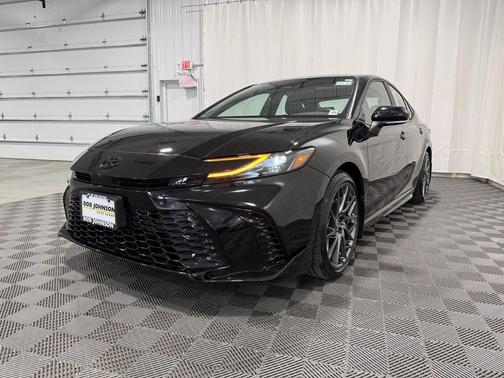 Midnight Black Metallic 2025 Toyota Camry XSE