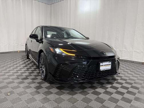 Midnight Black Metallic 2025 Toyota Camry XSE