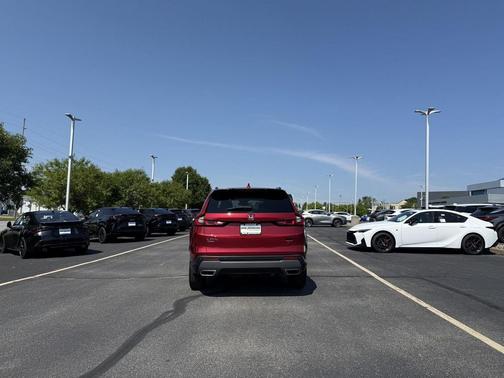 Radiant Red Metallic 2025 Honda CR-V Hybrid Sport Touring AWD