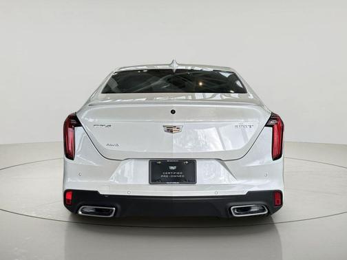 Crystal White Tricoat 2024 Cadillac CT4 Luxury