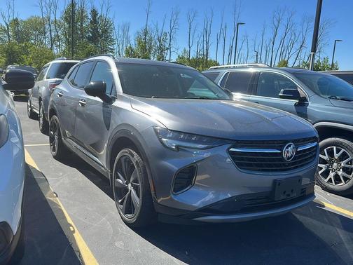 Satin Steel Metallic 2021 Buick Envision AWD Essence