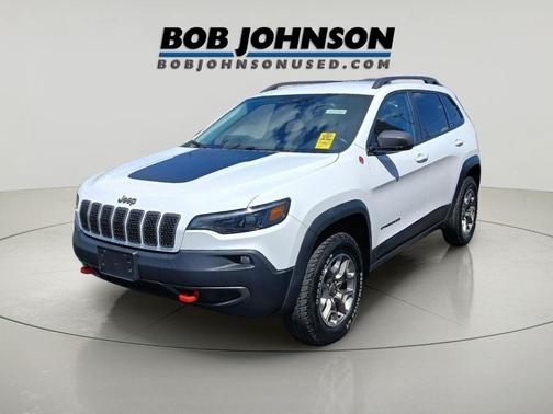 Bright White Clearcoat 2021 Jeep Cherokee Trailhawk