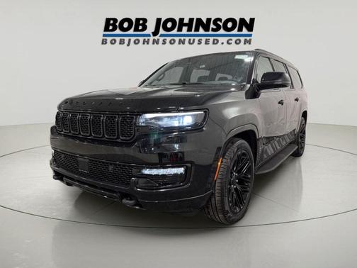 Diamond Black Crystal Pearlcoat 2024 Jeep Wagoneer L Series II Carbide 4x4