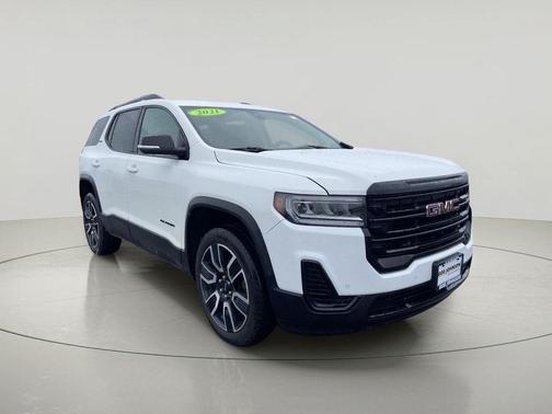 Summit White 2021 GMC Acadia SLE