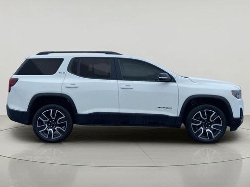 Summit White 2021 GMC Acadia SLE