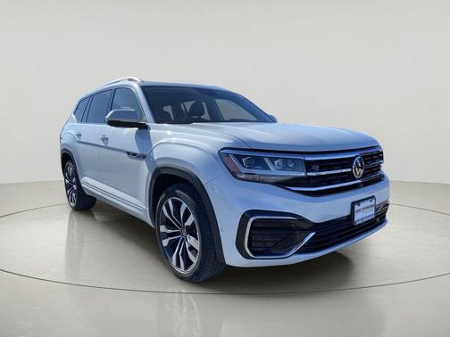 Opal White Pearl 2023 Volkswagen Atlas 3.6L SEL Premium