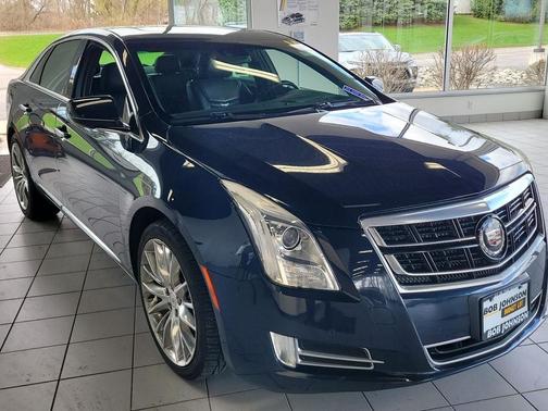Dark Adriatic Blue Metallic 2015 Cadillac XTS Vsport Platinum