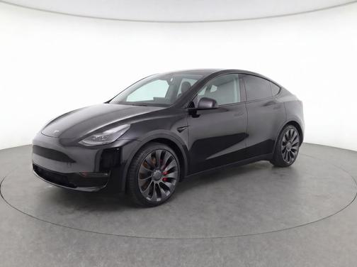 Solid Black 2022 Tesla Model Y Performance Dual Motor All-Wheel Drive