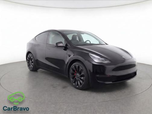 Solid Black 2022 Tesla Model Y Performance Dual Motor All-Wheel Drive