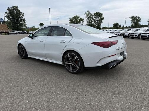 Digital White Metallic 2024 Mercedes-Benz AMG CLA 45 AMG CLA 45 4MATIC