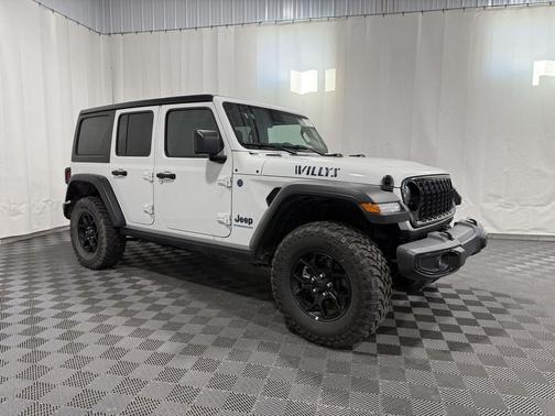 Bright White Clearcoat 2025 Jeep Wrangler 4xe Willys