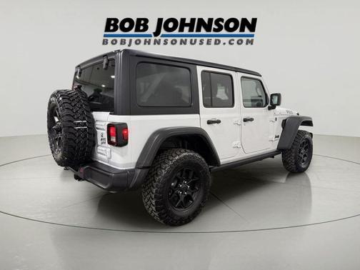 Bright White Clearcoat 2025 Jeep Wrangler 4xe Willys