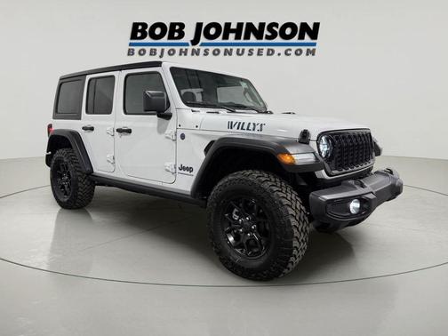 Bright White Clearcoat 2025 Jeep Wrangler 4xe Willys