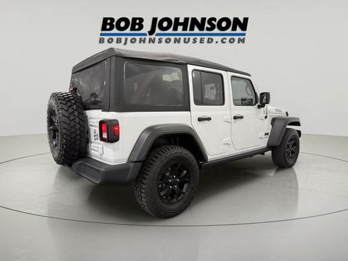 Bright White Clearcoat 2023 Jeep Wrangler Willys