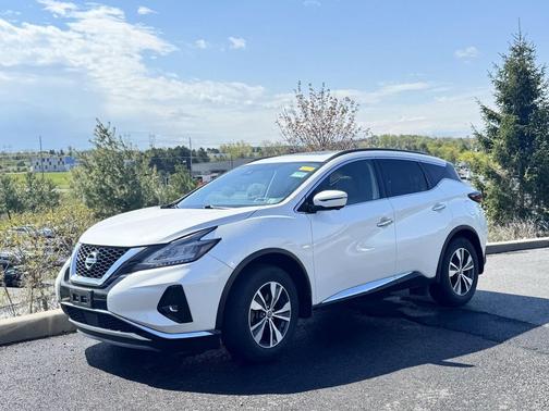 Pearl White Tricoat 2020 Nissan Murano SV Intelligent AWD