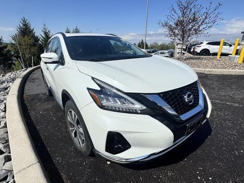 Pearl White Tricoat 2020 Nissan Murano SV Intelligent AWD