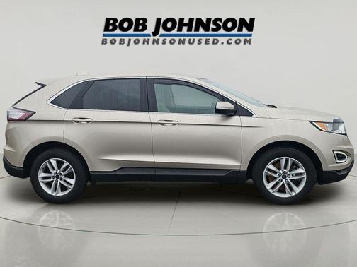 White Gold Metallic 2017 Ford Edge SEL