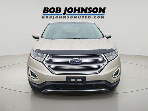 White Gold Metallic 2017 Ford Edge SEL