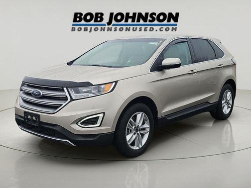 White Gold Metallic 2017 Ford Edge SEL