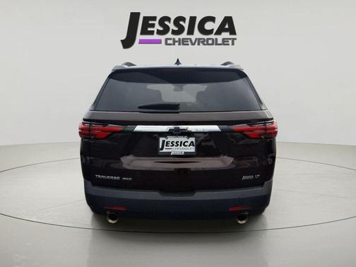 Black Cherry Metallic 2023 Chevrolet Traverse LT Cloth