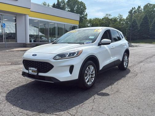 Star White Metallic Tri-Coat 2020 Ford Escape SE