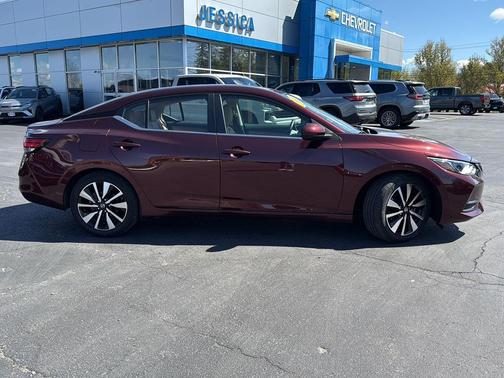 Rosewood Metallic 2023 Nissan Sentra SV