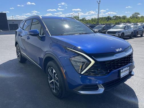 Sapphire Blue 2023 Kia Sportage EX