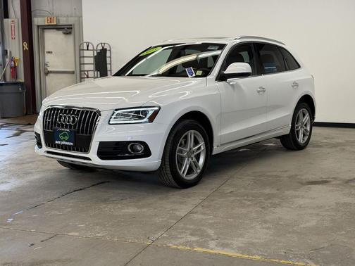 WHITE 2015 Audi Q5 2.0T Premium Plus