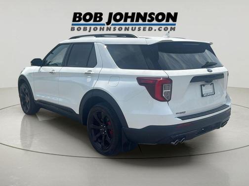 Star White Metallic Tri-Coat 2024 Ford Explorer ST