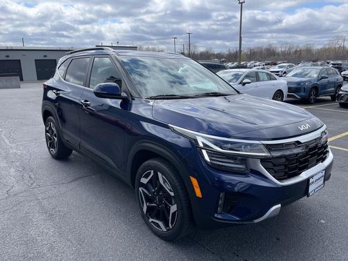 Dark Ocean Blue 2024 Kia Seltos SX Turbo