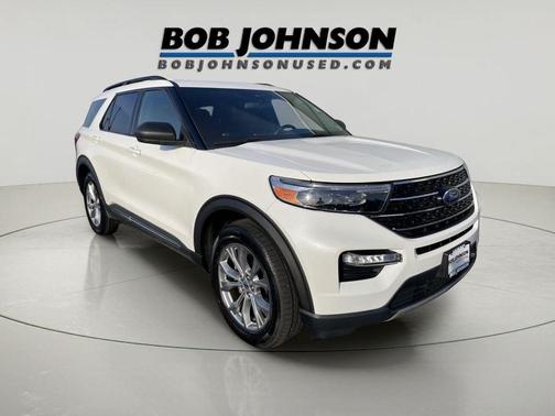 Star White Metallic Tri-Coat 2020 Ford Explorer XLT
