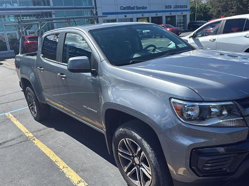 Satin Steel Metallic 2021 Chevrolet Colorado WT