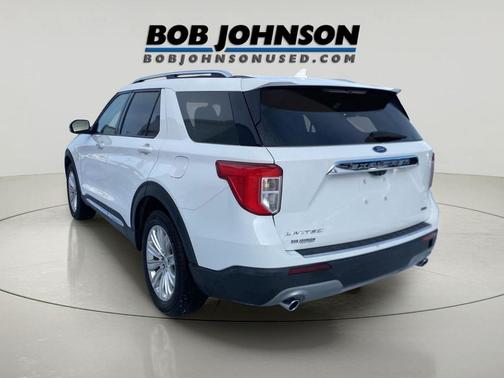 Star White Metallic Tri-Coat 2021 Ford Explorer Limited