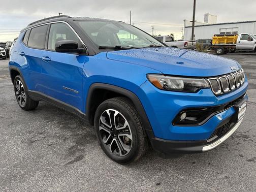 Laser Blue Pearlcoat 2022 Jeep Compass Limited