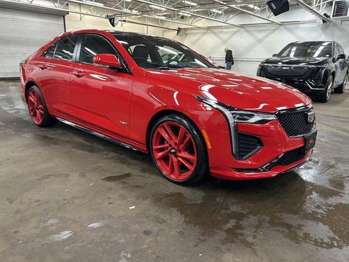 Velocity Red 2024 Cadillac CT4-V V-Series