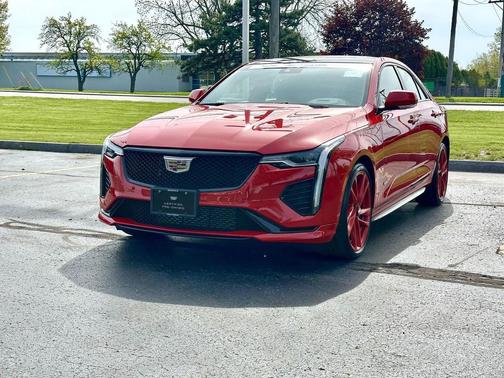 Velocity Red 2024 Cadillac CT4-V V-Series