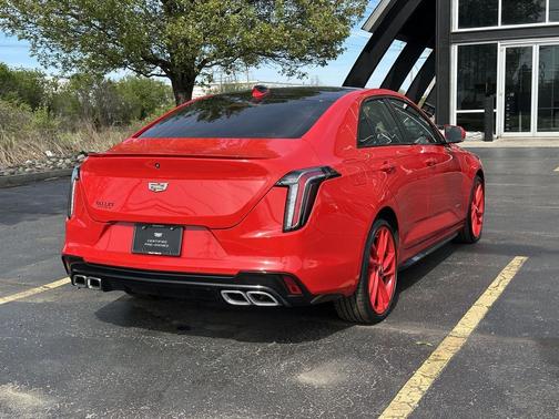 Velocity Red 2024 Cadillac CT4-V V-Series