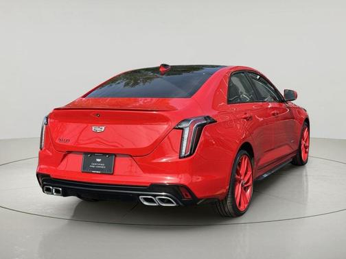 Velocity Red 2024 Cadillac CT4-V V-Series