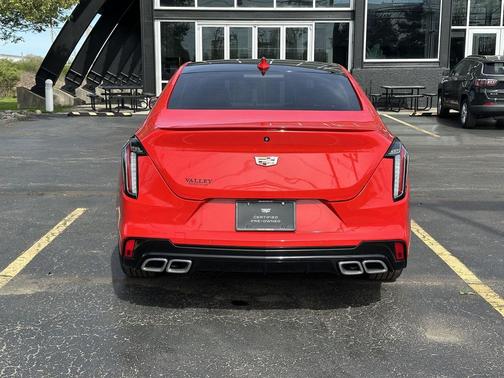 Velocity Red 2024 Cadillac CT4-V V-Series