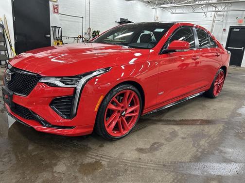 Velocity Red 2024 Cadillac CT4-V V-Series