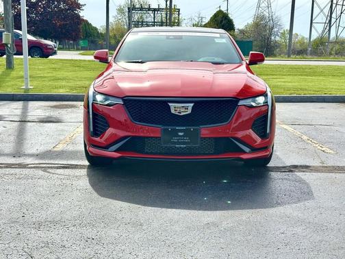 Velocity Red 2024 Cadillac CT4-V V-Series