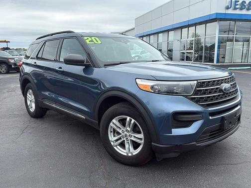 Blue Metallic 2020 Ford Explorer XLT