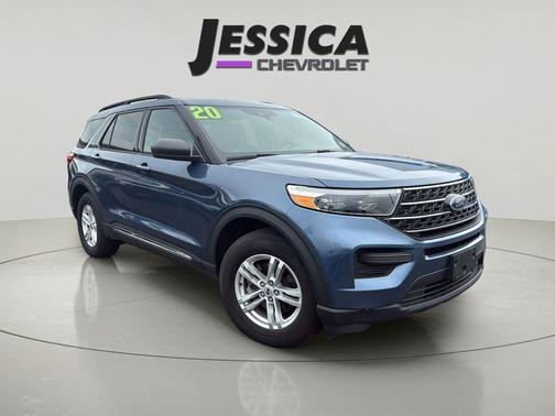 Blue Metallic 2020 Ford Explorer XLT