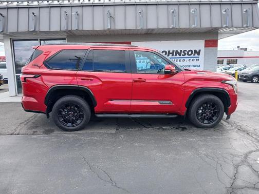 Supersonic Red 2024 Toyota Sequoia Platinum