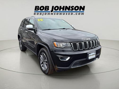 Diamond Black Crystal Pearlcoat 2020 Jeep Grand Cherokee Limited