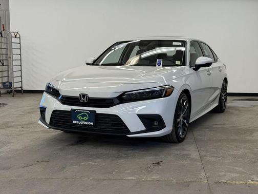 Platinum White Pearl 2024 Honda Civic Touring
