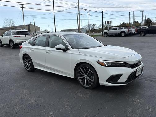 Platinum White Pearl 2024 Honda Civic Touring