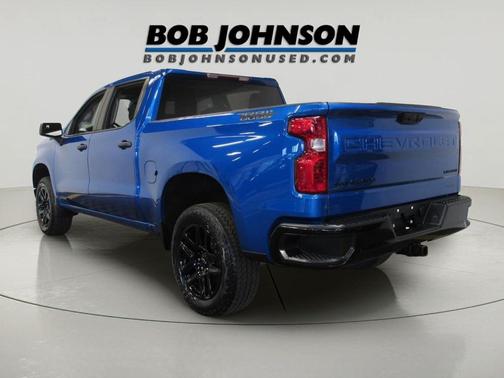 Glacier Blue Metallic 2024 Chevrolet Silverado 1500 Custom Trail Boss