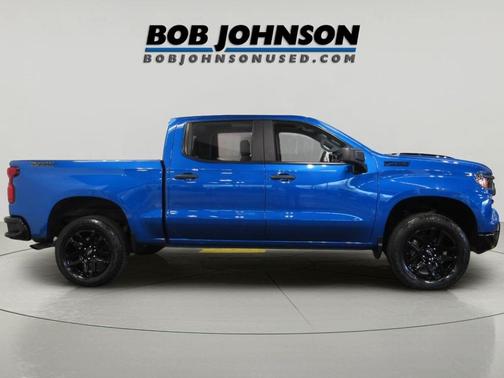 Glacier Blue Metallic 2024 Chevrolet Silverado 1500 Custom Trail Boss